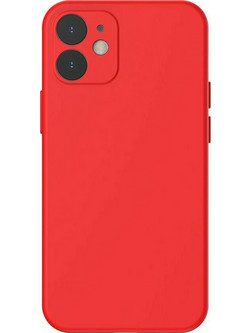 BASEUS LIQUID SILICA GEL CASE FOR IPHONE 12 MINI RED