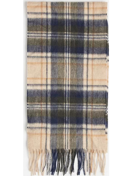 Ανδρικό Μάλλινο Κασκόλ Καρό Μπεζ Barbour USC0137BE511