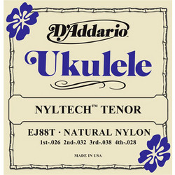 D'Addario EJ88T Σετ 4 Χορδές Ukelele Nylon 28-38" 1/2