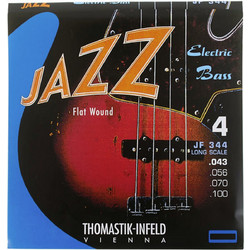 Thomastik-Infeld JF344 Jazz Flatwound Σετ 4 Χορδές Ηλεκτρικού Μπάσου 43-100"