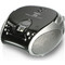 Lenco SCD-24 Φορητό Ράδιο CD Player με MP3 Μαύρο Ασημί
