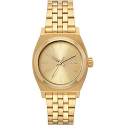Nixon Time Teller Γυναικείο Ρολόι με Χρυσό Μεταλλικό Μπρασελέ A1130-502-00