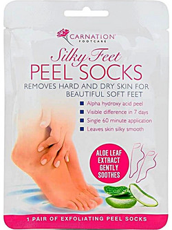 Vican Carnation Silky Feet Peel Socks