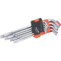 Tactix Κλειδιά Torx Με Τρύπα Μακριά CR-V, Σετ 9 Τεμ (206009)