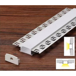 SE-PROW-30 ALUMINIUM PROFILE WITH WINGS 3,0*1,5CM TRIMLESS FOR 2 LED STRIPS PRICE PER METER