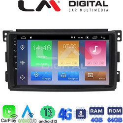 LM Digital ZC8087 Ηχοσύστημα Αυτοκινήτου με Οθόνη Αφής USB Bluetooth & GPS