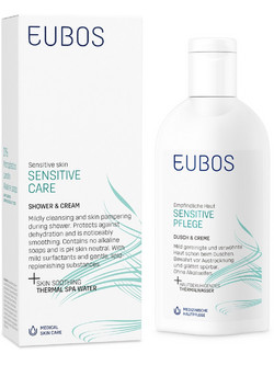 Eubos Sensitive Shower & Cream Αφρόλουτρο σε Gel για Ευαίσθητο Δέρμα 200ml