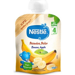 Nestle Βρεφικό Ρόφημα Φρουτοπουρές Μπανάνα & Μήλο 6m+ 90gr