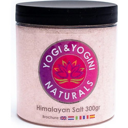 Φυσικό Αλάτι Ιμαλαΐων σε Βάζο 300g Ψιλό Yogi & Yogini Naturals
