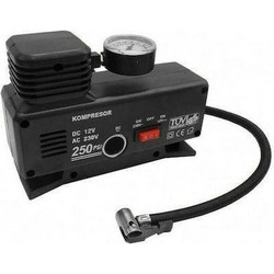 Τρόμπα Αυτοκινήτου 250PSI με Καλώδιο Αναπτήρα 12V