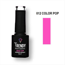 Trendy Soak Off 12 Color Pop Ημιμόνιμο Βερνίκι Νυχιών 6ml