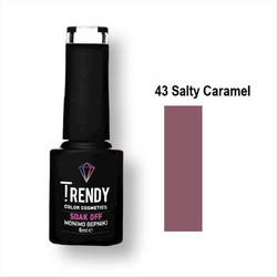 Trendy Soak Off 43 Salty Caramel Ημιμόνιμο Βερνίκι Νυχιών 6ml