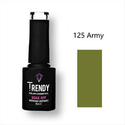 Trendy Soak Off 125 Army Ημιμόνιμο Βερνίκι Νυχιών 6ml