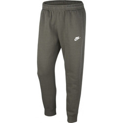 Nike Sportswear Club Ανδρικό Παντελόνι Φόρμας Fleece με Λάστιχο Χακί BV2671-355