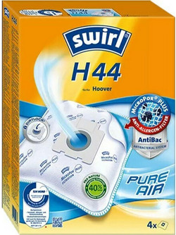 Swirl H44 Σακούλες Σκούπας 4τμχ Συμβατές με Σκούπα Hoover