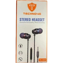 Technovo TN-A023 Handsfree Earbud 3.5mm Black