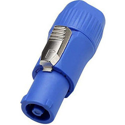 Αρσενικό Βύσμα POWERCON IN Male 2 Pin High Quality Μπλε 51190