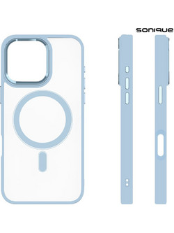 Sonique Magnetic MagMetal Θήκη iPhone 16 Pro Max Light Blue