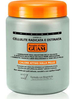 Guam Fangi D'Alga Cellulite Radicata e'Ostinata Seaweed Mud Κρέμα Σώματος κατά της Κυτταρίτιδας 1000gr/750ml