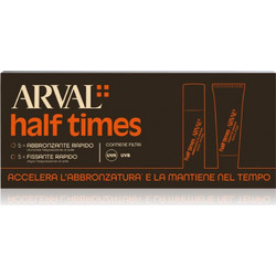 Arval Half Times Fast Tanning Bottle + Tube Set προστατευτικό λάδι για επιτάχυνση του μαυρίσματος