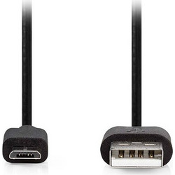 NEDIS CCGL60500BK20 Καλώδιο USB High-Speed A αρσ. - USB Micro-B αρσ. 2.00m