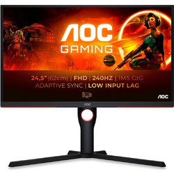 AOC 25G3ZM VA Gaming Monitor 24.5" 1920x1080 FHD 240Hz 1ms