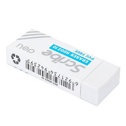 DELI ΓΟΜΑ 54x20x10mm SCRIBE ΛΕΥΚΗ