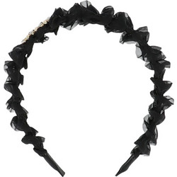 Angel's Face Rae Ruffle Aliceband Στέκα Μαλλιών Μαύρη FW24-25