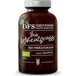 Diet Food Bio Wheatgrass 490mg 250 Ταμπλέτες