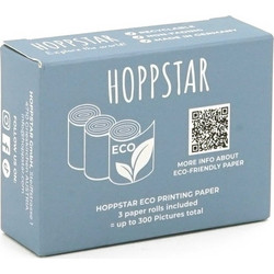 Hoppstar Οικολογικά Ρολά Θερμικού Χαρτιού για Φωτογραφική Μηχανή Artist (3 τεμ.) ECO blue 12438