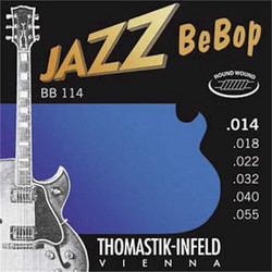 Thomastik-Infeld BB114 Jazz Bebop Σετ 6 Χορδές Ηλεκτρικής Κιθάρας Nickel Plated Steel 14-55" Medium Tension
