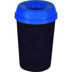 Κάδος Ανακύκλωσης Με Καπάκι Μπλε (Χαρτί) 50lt Φ36xΥ59cm