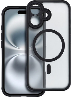 iS TPU FULL MATTE MAG IPHONE 16 PLUS black backcover