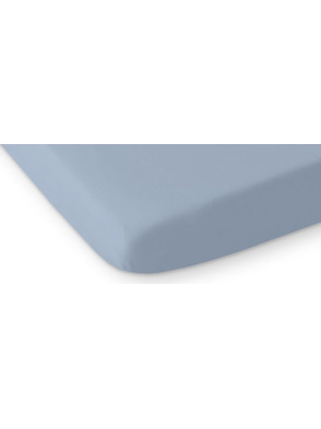 Sheet made of cotton 140x70cm white- pastel blue