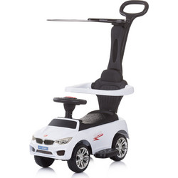 Chipolino Flash Περπατούρα Ride On Αυτοκινητάκι με Χειρολαβή 18m+ Λευκή