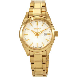 Seiko Neo Classic Γυναικείο Ρολόι με Χρυσό Μεταλλικό Μπρασελέ SUR632P1