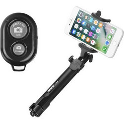 Blun Bluetooth Tripod Selfie Stick Black
