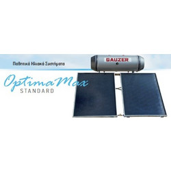 Gauzer Optima Max Low Profile Ηλιακός Θερμοσίφωνας 160lt 3m² Διπλής Ενέργειας