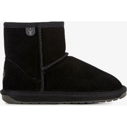 Emu Australia Παιδικά Μποτάκια Μαύρα Suede με Γούνα K10103
