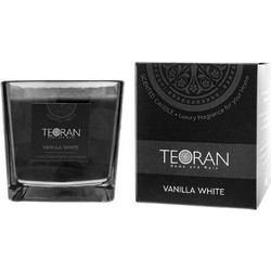Αρωματικό κερί Vanilla White Square 210gr Teoran