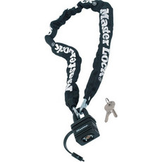 MASTER LOCK 8390EURDPRO ΑΤΣΑΛΙΝΗ ΑΛΥΣΙΔΑ 0,9Μ Φ6 mm ΜΕ 40 mm ΛΟΥΚΕΤΟ ΜΑΥΡΟ