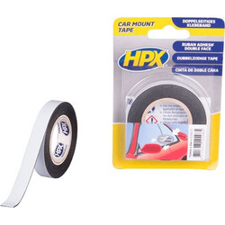 HPX ΤΑΙΝΙΑ ΔΙΠΛΗΣ ΟΨΗΣ ΜΑΥΡΗ AUTO 12 mm x 2 m 002300122