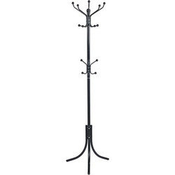 Καλόγερος Mεταλλικός Μαύρος 49x34x181cm