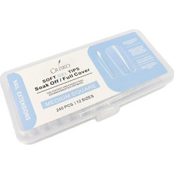 Soft Gel Medium Square Tips Νυχιών 240τμχ