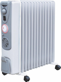United UHR-873 Καλοριφέρ Λαδιού με 13 Φέτες 2500W