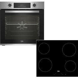 Beko Φούρνος Ηλεκτρικός Άνω Πάγκου 72lt 59.4cm BBIE12300XD με Κεραμικές Εστίες HIC64400E