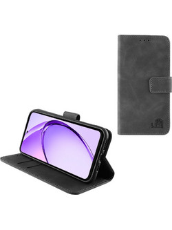 Lime Essential Magnet Book Θήκη Grey (Oppo A80 5G 6.67in)