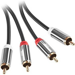 GoGen 2CINCH200MM01 2xCinch βύσμα (Μ) - 2xCinch βύσμα (Μ) 2m