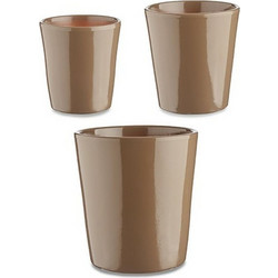 Σετ από Γλάστρες Conica O 14 cm O 22 cm O 17 cm Μέταλλο Πλαστική ύλη 30 x 40 cm 3 Τεμάχια (3 Τεμάχια)