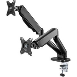 SBOX DOUBLE MONITOR STAND 17-32 VESA 100x100 MAX 9KG